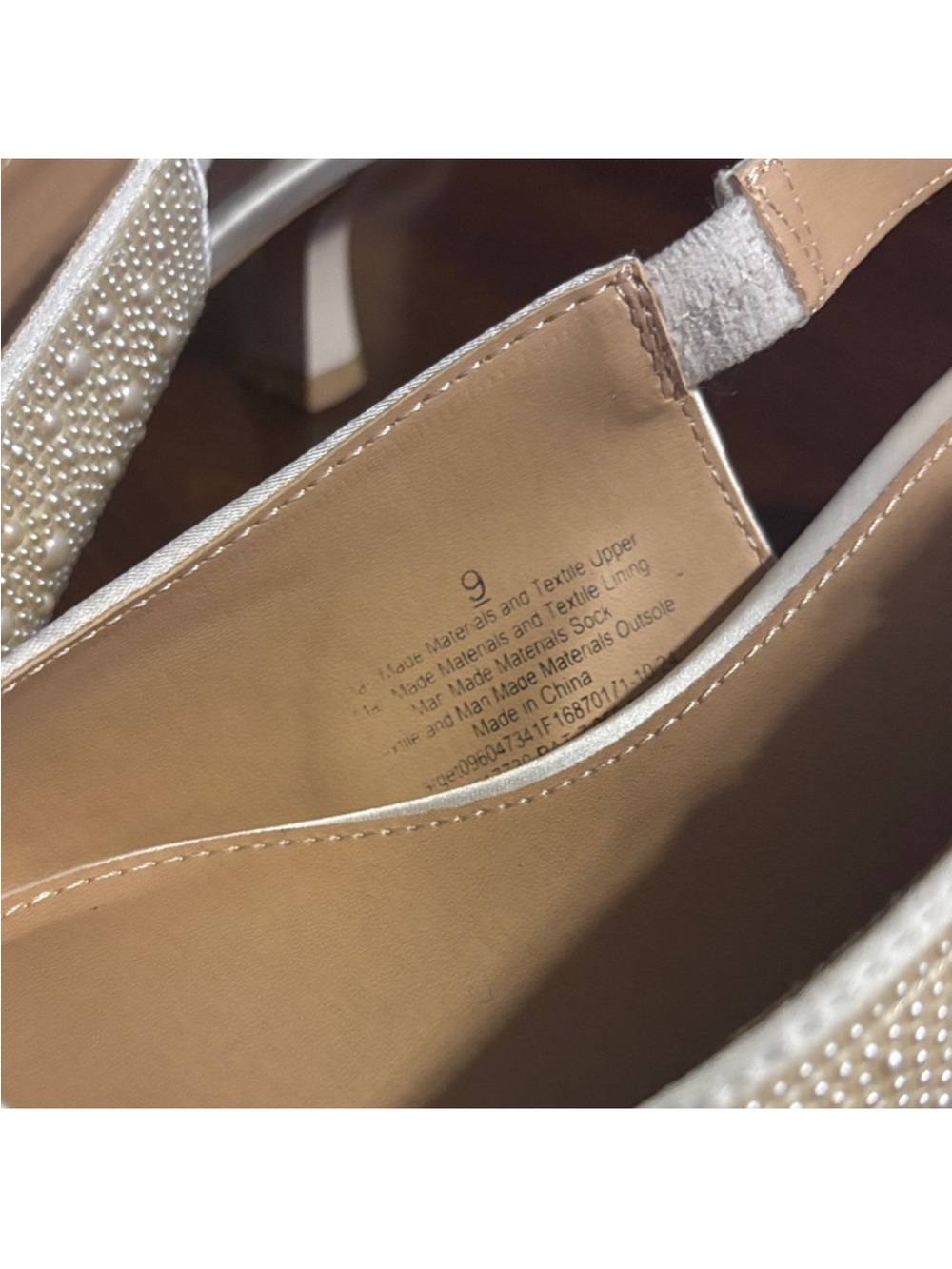 a new day Pearl-Embellished Slingback Heels - Cream - Picture 5 of 8